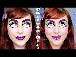 cute cartoon makeup tutorial