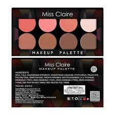 miss claire makeup palette 1 16 grams multicolor 16 g