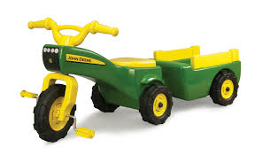 john deere pedal tractor and wagon
