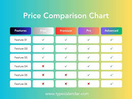 free printable comparison chart