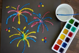 Salt Art Painting For Kids Add Color