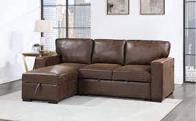 Global Furniture Usa U0203 Coffee Pull Out Sofa Bed Brown