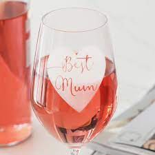 Engraved Best Mum Wine Glass Lisa Angel