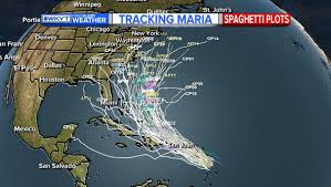 Hurricane Maria Shock Spaghetti Model Shows Maria Could Hit