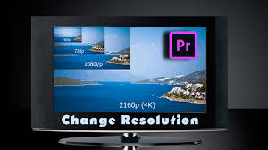change resolution in premiere pro under