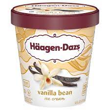 haagen dazs ice cream vanilla bean