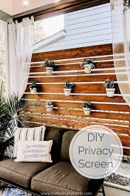 15 Homemade Diy Outdoor Privacy Screen