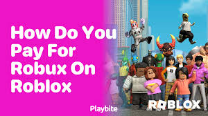 how do you pay for robux on roblox