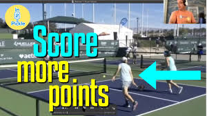 The court is divided into two sides by a low net. Pickleball Scoring Made Easy Use This 1 Tip To Score Easy Points Youtube