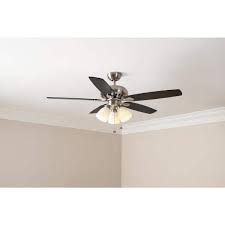 indoor led brushed nickel ceiling fan