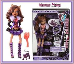 monster bbc42 clawdeen wolf doll for