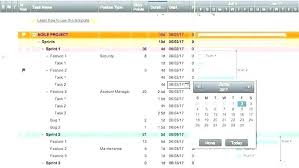 Example Project Schedule Excel Software Development Template