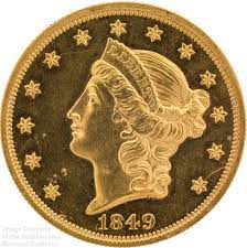 value of 1849 20 liberty double eagle