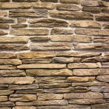 stacked stone look fireplace