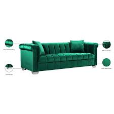 Meridian Furniture Kayla Green Velvet