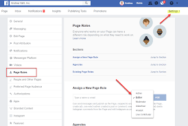 facebook admin to your page
