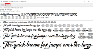 best cursive fonts in microsoft word