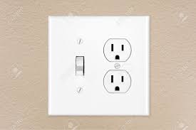 Shop wall sconces with switches at lumens.com. A Brand New Modern Electrical Toggle Light Switch And Power Outlet Stock Photo Picture And Royalty Free Image Image 7147049