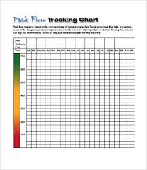 11 Blank Peak Flow Chart Printable Peak Flow Chart Excel