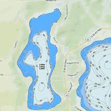 Little Long Lake Fishing Map Us_mi_8_242 Nautical