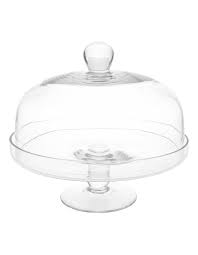 heritage evelyn glass cake dome and