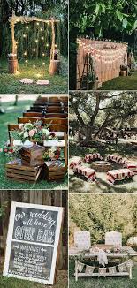 outdoor wedding decoration ideas on a
