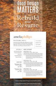 Resume Design Rebuild Your Resume Copy The Contents Of