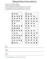 Teaching The Telegraph Morse Code For Children Scr625
