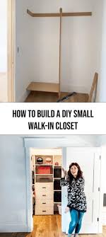 how to build a diy small walk in closet