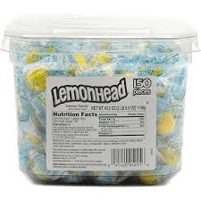 lemonhead candy lemon packaged candy