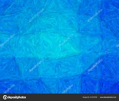 Good Abstract Illustration Of Blue Textured Impasto Paint