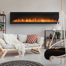 Electric Fireplace With Crystal Ember Media