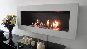 smart ethanol fireplace with remote