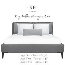 King Pillow Arrangement 1 Bedroom