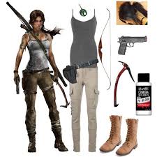 We've searched through hundreds of diy costume guides to group into themes to help you find the right outfit for your next party or cosplay convention. Designer Clothes Shoes Bags For Women Ssense Cosplay Outfits Lara Croft Cosplay Halloween Outfits