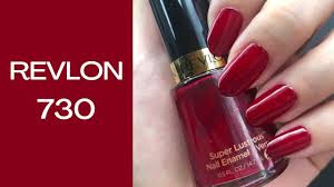 nail polish try on revlon 730