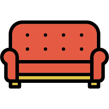 sofa special lineal color icon