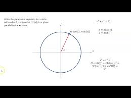 Parameterize A Circle In 3d