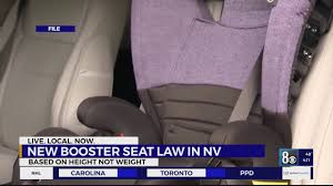 new booster seat law in nevada now in