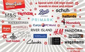 one4all gift cards giftcard co uk