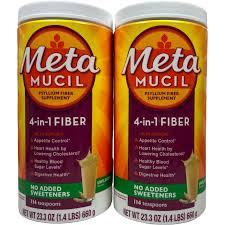 2 metamucil 4 in 1 fiber unflavored