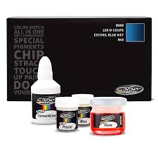 This paint is a perfect match for the bmw estoril blue, paint code 335. Bmw 1er M Coupe Estoril Blue Met B45 Touch Up Paint Bmw Touch Up Paint Color N Drive