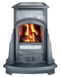 Cottage Franklin Soapstone Gas Stove