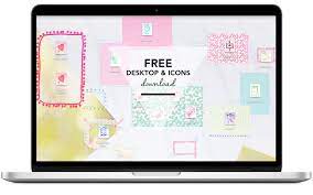 tech custom desktop icons and wallpaper