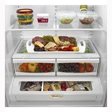 Bottom freezer has ice maker. Whirlpool 25 2 Cu Ft French Door Refrigerator With Single Ice Maker Stainless Steel Energy Star