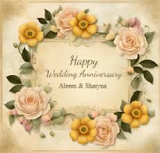edit happy wedding anniversary card