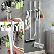 Wall Mounted Broom Holder Stainless