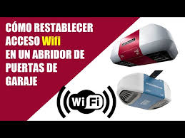 how to reset wifi access on a garage
