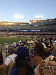 dodger stadium section 47fd home of