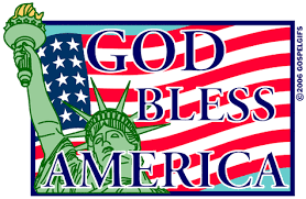 God bless america free patriotic clip art - Clipartix